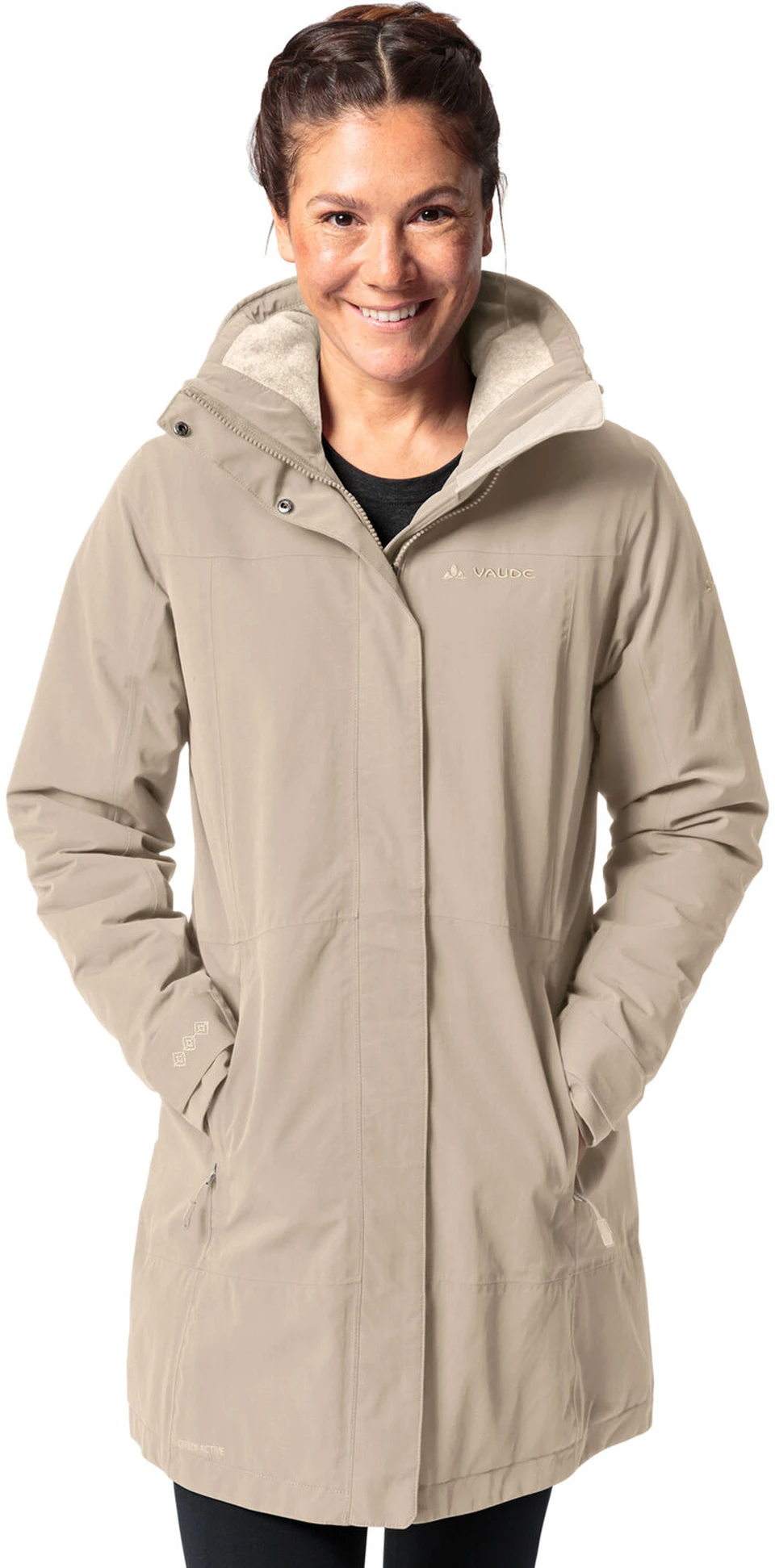 VAUDE Damen Funktionsjacke Wo Skomer Wool Parka II 3 VAUDE Damen Funktionsjacke Wo Skomer Wool Parka II – Bild 3