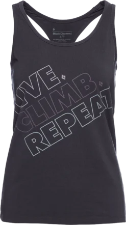 BLACK DIAMOND Damen T-Shirts / Tanks W LIVE.CLIMB.REPEAT. TANK