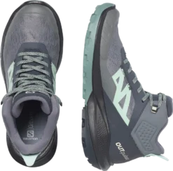 SALOMON Damen Multifunktionsstiefel SHOES OUTpulse Mid GTX W Ebony/QuSh/Ebon -McKinley Geschaft L47067200 0 BILD03 20220716