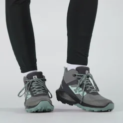 SALOMON Damen Multifunktionsstiefel SHOES OUTpulse Mid GTX W Ebony/QuSh/Ebon -McKinley Geschaft L47067200 0 BILD04 20220716